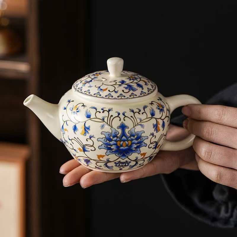 Blue & White Ru Kiln Gongfu Tea Set